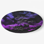 Assiettes En Carton Mariage Céleste Galaxie Neuf Nuage (Angle)