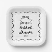 Assiettes En Carton Mariage Champêtre à l'Archerie Champêtre (Recto)