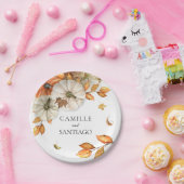 Assiettes En Carton Mariage champêtre de l'automne (Fête)