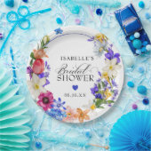 Assiettes En Carton Mariage champêtre Purple Blue Red (Fête)