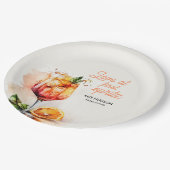 Assiettes En Carton Mariage coup de foudre au Spritz (Angle)