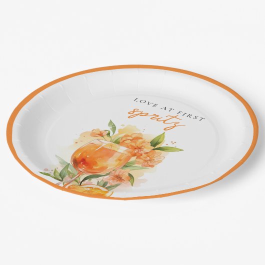 Assiettes En Carton Mariage coup de foudre Bridal Shower (Angle)