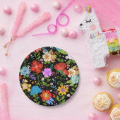 Assiettes En Carton Mariage d'art populaire mexicain (Fête)