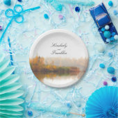 Assiettes En Carton Mariage de automne rustique (Fête)