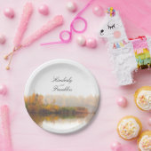 Assiettes En Carton Mariage de automne rustique (Fête)