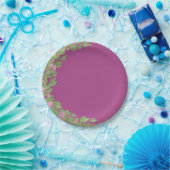 Assiettes En Carton mariage de baby shower rose (Fête)