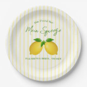 Assiettes En Carton Mariage de citron Main Squeeze (Devant)