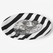 Assiettes En Carton Mariage de couple d'amour squelette Danse de maria (Angle)