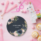 Assiettes En Carton Mariage de fleurs d'automne (Fête)