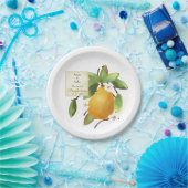 Assiettes En Carton Mariage de fruits poires (Fête)