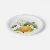 Assiettes En Carton Mariage de fruits poires (Angle)