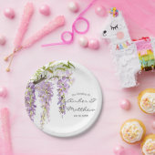 Assiettes En Carton Mariage de la lavande de lavande violette (Fête)