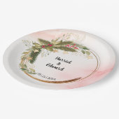 Assiettes En Carton Mariage de Noël Mariage de mariage de réception Pa (Angle)