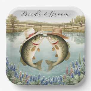 Assiettes En Carton Mariage de pêche au Texas