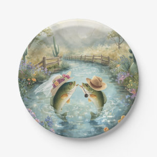 Assiettes En Carton Mariage de pêche au Texas