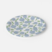 Assiettes En Carton Mariage de Preppy Hydrangea New England (Angle)