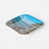 Assiettes En Carton Mariage de Rocky Beach (Angulaire)