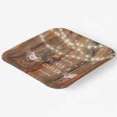 Assiettes En Carton Mariage de violon de l'Ouest du pays (Angulaire)