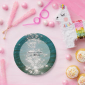 Assiettes En Carton Mariage d'eau de mer de plage (Fête)