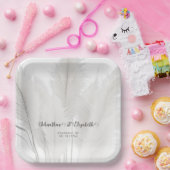 Assiettes En Carton Mariage d'herbe Boho Pampas (Fête)