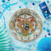 Assiettes En Carton Mariage Dîner De Repas Raffiné Armoiries (Fête)