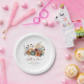 Assiettes En Carton Mariage Élégant d'Automne (Fête)