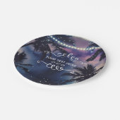 Assiettes En Carton Mariage Enchanted Night Sky Soirée Lumières de pla (Angle)