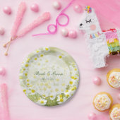 Assiettes En Carton Mariage floral à fleur de Chamomile (Fête)