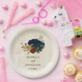 Assiettes En Carton mariage floral de terre cuite (Fête)