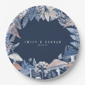 Assiettes En Carton Mariage frontière sauvage et capricieuse ID1110 (Devant)