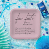 Assiettes En Carton Mariage Fun Faits Sur Dusty Rose (Fête)