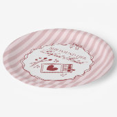 Assiettes En Carton Mariage Idéal Fête de Fiançailles Enterrement de V (Angle)