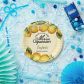 Assiettes En Carton Mariage Lemon Shower (Fête)