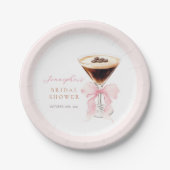 Assiettes En Carton Mariage Love is Brewing Fête de Mariée (Devant)