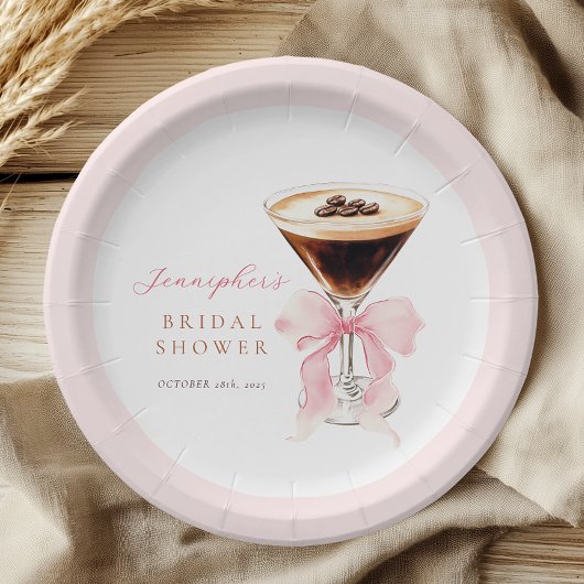 Assiettes En Carton Mariage Love is Brewing Shower