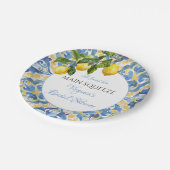 Assiettes En Carton Mariage Méditerranéen au Citron, le Squeeze (Angle)