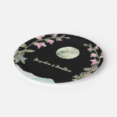 Assiettes En Carton Mariage Moon Mountain Fleur sauvage d'aquarelle pe (Angle)