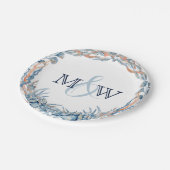 Assiettes En Carton Mariage Nautique Serrurier (Angle)