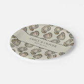 Assiettes En Carton Mariage Oyster Shells (Angle)