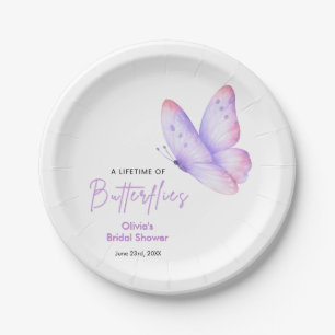 Assiettes En Carton Mariage papillons violet toute une vie Shower de m