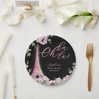 Assiettes En Carton Mariage Parisien Oh La La