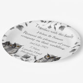 Assiettes En Carton Mariage Personnalisé (Angle)