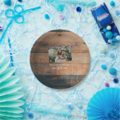 Assiettes En Carton Mariage photo rustique en bois (Fête)