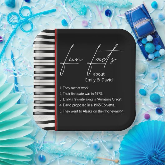 Assiettes En Carton Mariage Piano Keyboard Fun Facts (Fête)