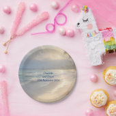 Assiettes En Carton Mariage plage (Fête)