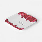 Assiettes En Carton Mariage Red Plumeria Frangipani (Angulaire)