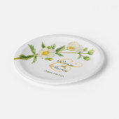 Assiettes En Carton Mariage rocher rose d'art personnalisé plaque papi (Angle)