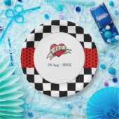 Assiettes En Carton Mariage Rockabilly (Fête)