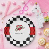 Assiettes En Carton Mariage Rockabilly (Fête)