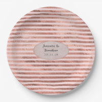 Mariage rose Gold et Blush Foil